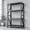 Black, variant on DMZVHBOL 4-Tier Metal Adult Storage Shelves - 78.74"W x 23.5"D x 78.74"H, Holds up to 3000 lb, 660 lb Per Shelf, Blue