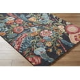 thumbnail image 3 of BoutiqueRugs Tuyet Traditional, Transitional Area Rug - Midnight Blue, Crimson, Coral - 8' x 10', 3 of 7