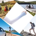 thumbnail image 5 of 2 pairs UV sunscreen compression arm sleeve for men and women - outdoor sports cooling protection arm sleeve - UV sunscreen arm sleeve covers the arm - Type:Set3;, 5 of 5