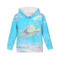 thumbnail image 6 of DISNIMO Sea Turtle Hoodies for Girls and Boys Matching Sweatshirts with Hoodie Sweatshirt Girls 6-7 Streetwear Pullover Hoodie Heart Hoodies for Kids Clothes Fall/Winter Child Student, 6 of 6