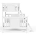 thumbnail image 4 of Furniture of America Lively Kids Solid Wood Twin-over-Full Detachable Bunk Bed, White, 4 of 10