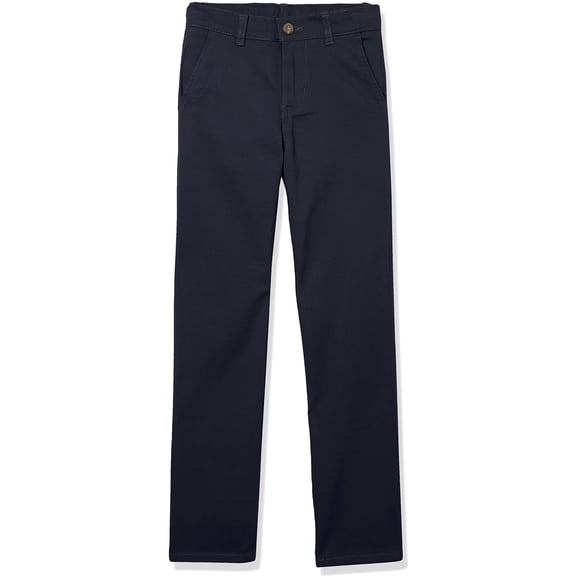 Pantalones Uniforme Escolar IZOD para Niños Azul Marino Talla 20 Husky