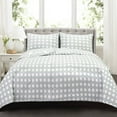 thumbnail image 3 of Lush Decor Aubree Quilt Blue 3pc Set, 3 of 5