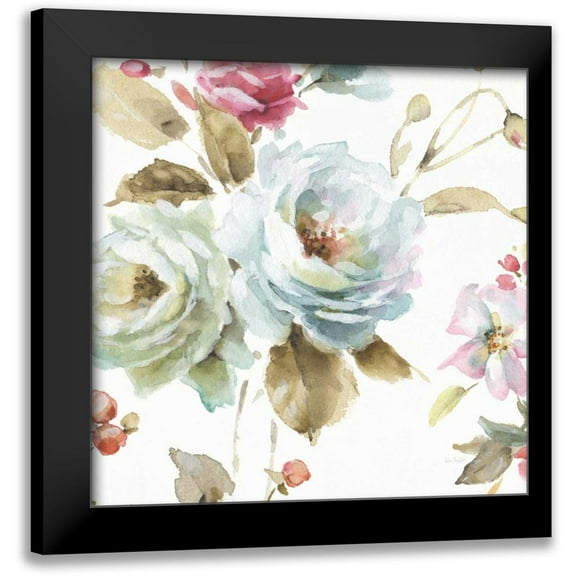 Audit, Lisa 12x12 Black Modern Framed Museum Art Print Titled - Beautiful Romance VI