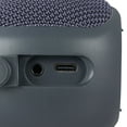 onn. Small Rugged Speaker with Bluetooth Wireless Technology, Gray
