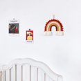 thumbnail image 4 of Colgante de pared del arco iris, decoración del arco iris, colgante de la pared del arco iris de Macrame, decoración de la guardería del bebé del arco iris, decoración de la pared de la guardería, 4 of 5