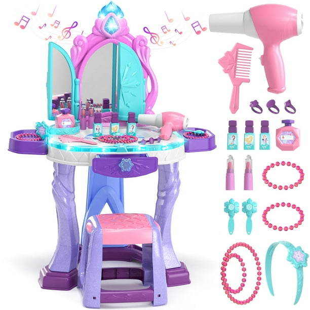Set de tocador Pretend Play Lehoo Castle con accesorios para niñas