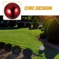 thumbnail image 3 of Homoyoyo Boule Miroir de Jardin Rouge en Acier Inoxydable Contemporain 1ensemble, 3 of 8