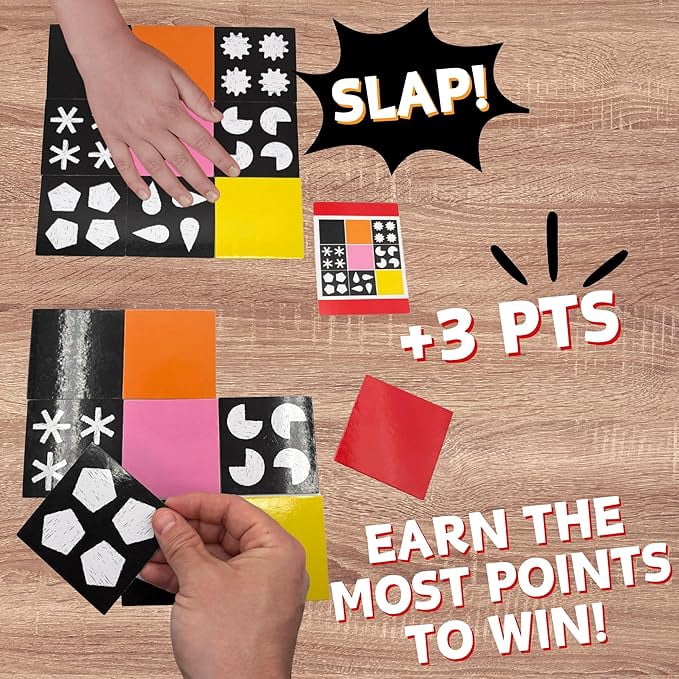 Tile Tango Matching Game for Kids and Families, Fast Paced Tile Matching Board Game, Educational Pattern Recognition Game for Ages 5+, 2 to 4 Players