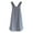 Grey, variant on lanema Women Cotton Linen Cross Back Apron with Pocket Simple Pattern Cotton Apron
