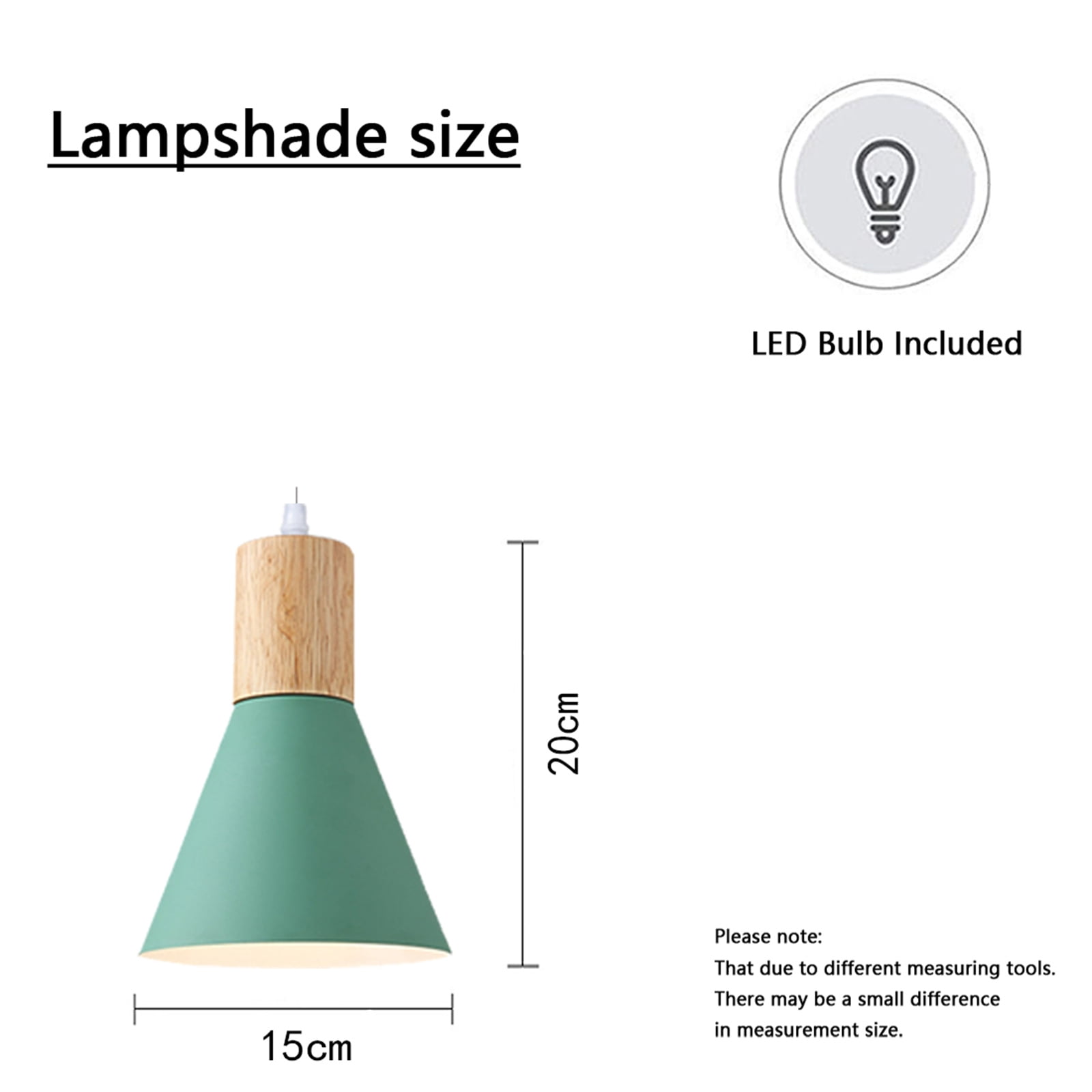 JLOWCO Plug in Pendant Light Modern Hanging Lights with Plug in Cord Bedroom Farmhouse Light Fixtures Kitchen Mini Green Light Fixture Dining Room (LED Bulb Include)