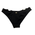 thumbnail image 3 of Victoria's Secret Gold Tone V- Hardware Bikini Swim Bottom Black Size X-Large NWT, 3 of 3