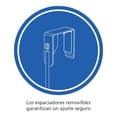 thumbnail image 3 of Perchero Para Puerta Mainstays 1 Gancho, 3 of 4