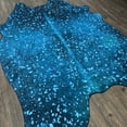 thumbnail image 2 of Vegan Metallic Shinny Glow Faux Hide/Cowhide Area Rug/Carpet, 2 of 17