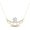 Yellow, variant on 925 Sterling Silver 14K White Gold Plated Round Shape White Diamond Fancy Unique Pendant Necklace for Women With 18 inch Cable Chain
