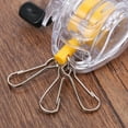 thumbnail image 4 of Quick Buckle Keychain Fishing Reel Keychain Fishing Accessories Telescopic Buckle Buckle Retractable Wire Rope, 4 of 8