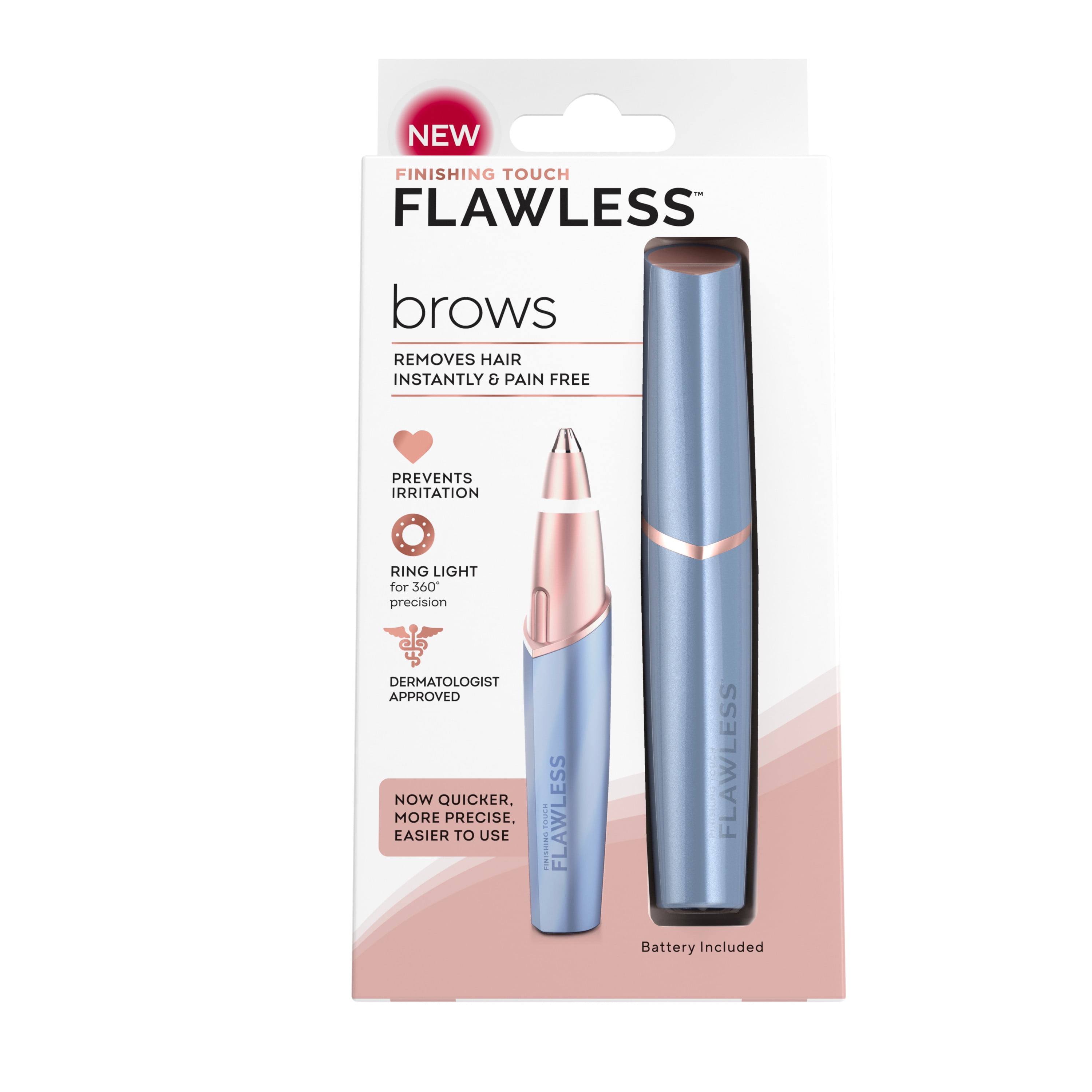 Finishing Touch Flawless Brows Eyebrow Hair Remover for Women, Electric