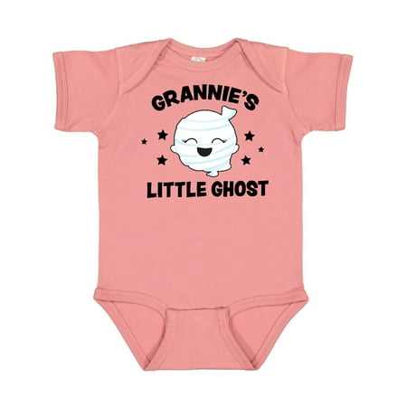 

Inktastic Cute Grannie s Little Ghost with Stars Gift Baby Girl Bodysuit