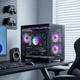 thumbnail image 3 of Evounic Prebuilt Gaming PC Desktop, RTX 5050 Gaming Computer, Ryzen 7 5800X, 16GB RAM, 1TB NVMe SSD, WiFi 6, Windows 11,9*ARGB Fans,RGB Keyboard & Mouse, 3 of 12