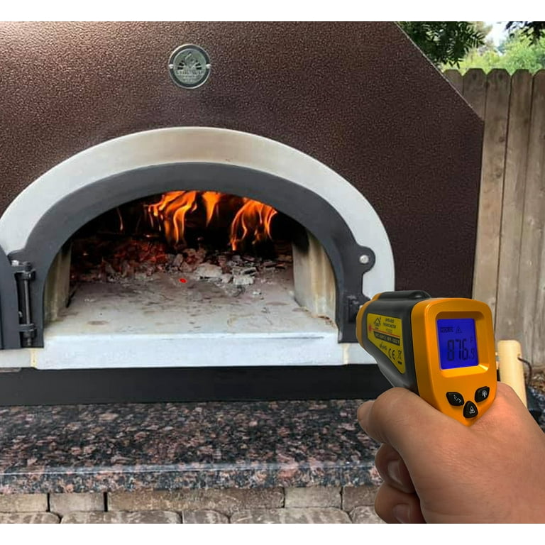 CBO Home Infrared Thermometer Gun, Digital Food Thermometer, Temperature Gun, Temp Gun, Laser Thermometer Gun for Pizza Oven, Grill, Meat, Griddle