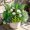 Flowers and Greenery Mix, variant on Outdoor Faux Plants UV Resistant Fake Greenery for Outside Planter | 12 Bouquet Realistic Artificial Eucalyptus Fern Lavender Spider Vanilla Patio Garden Front Door Porch Yard Home Decor