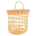 thumbnail image 5 of WHAMVOX  Wicker Basket with Lid Decorative Storage Woven Hanging Baby, 5 of 7