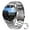 Silver Steel Belt, variant on bluetooth-calling-smart-watch