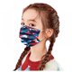 thumbnail image 1 of Paquete de 50 máscaras para niños, lindas máscaras faciales desechables transpirables impresas _ Máscaras escolares de Halloween al aire libre para niñas y niños Feliz Sencillez, 1 of 5