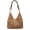Brown, variant on Womens Summer Straw Woven Beach Bag Large Bohemian Handmade Crochet Shoulder Tote Purse Vacation Handbag.