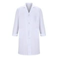 thumbnail image 5 of Handshe Unisex Lab Coat Long Sleeve Button Pockets Turndown Collar Solid Color Lightweight Workwear Cardigan for Men & Women, 5 of 8