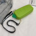 thumbnail image 6 of Crossbody Bag for Women, Carrot Fruit Shaped Shoulder Bag Purse with Removable Wide Strap Pu Leather Crossbody Bucket Bag Sports Bag for Daily Use, 6 of 7