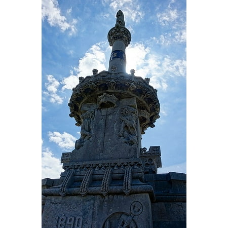 - Canvas Print Upward Monument Sculptured Sandstone Sky Stretched Canvas 10 x 14
