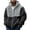 Black, variant on Miqool Mens Fuzzy Jacket Fleece Long Sleeve Full-Zip Hooded Shirt Casual Warm Winter Jacket Coats Outdoor Fashion