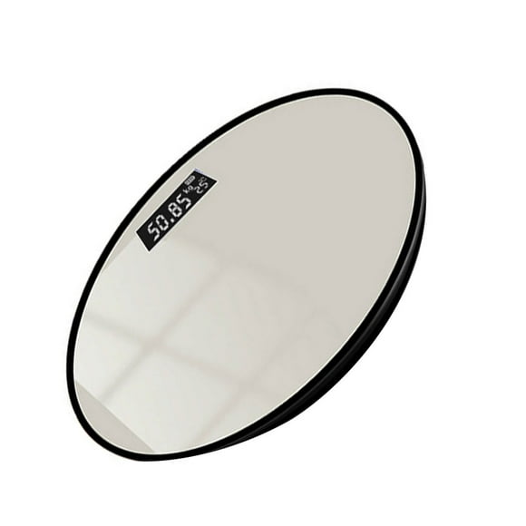 Bearachild Báscula de peso corporal redonda de 28cm, pantalla LED, pesador de grasa corporal, probador de peso corporal de alta precisión, alimentado por Electrodomésticos Bearachild HA017470-00