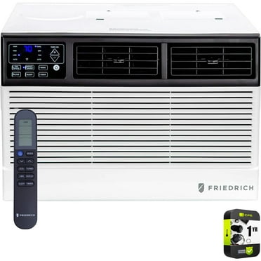 Friedrich CCW06B10B Chill Premier 6,000 BTU 115V Smart Wi-Fi Room Air Conditioner Bundle with 1 Year Extended Protection Plan