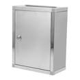thumbnail image 2 of Secure collection box for donations, voting, mail - Silver 27x21cm Silver 27x21cm, 2 of 3