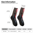thumbnail image 2 of Yiaed farm work Print Great elasticity Crew Socks Sports socks for Men and Women, 2 of 6