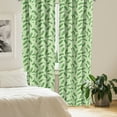 thumbnail image 3 of Ambesonne Banana Leaf 4-Panel Curtains, Ecology Botany, 56"x63", Green Pistachio Green, 3 of 4