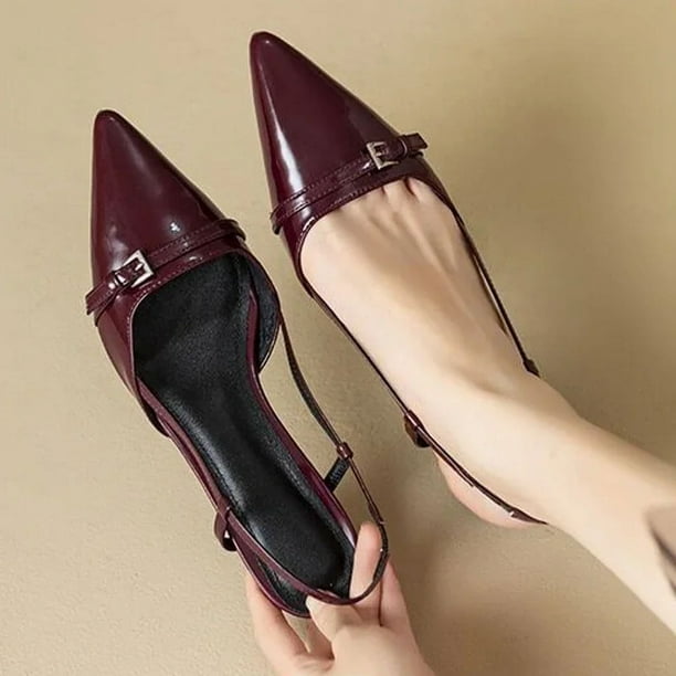 Sandalias De Tacón Alto Con Correa En El Tobillo Para Mujer, Sandalias De Tacón De Aguja Con