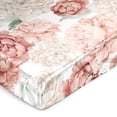 thumbnail image 1 of Sábana bajera ajustable Sweet Jojo Designs con estampado floral satinado 132 x 71 x 20 cm, 1 of 6