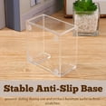 thumbnail image 4 of CCOCC Acrylic Sticky Note Holder,3X3 Crystal Clear Notepad Holder with Anti-Slip Base Sticky Note Dispenser for Office Desk,Home Organizer, 4 of 7