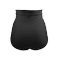 thumbnail image 4 of Short de Bain Rétro Taille Haute Noir/violet/vert pour Femme, 4 of 4