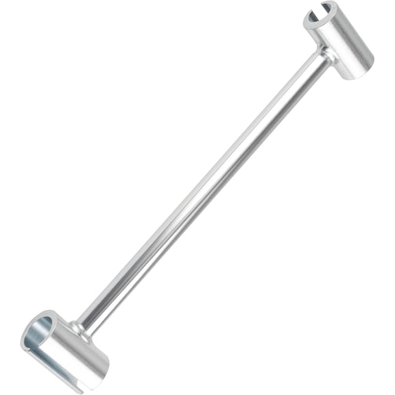 Door Hinge Adjustment Tool, 14-19mm (0.55-0.75in) Double Head Heavy Duty Hinge Gap Adjustment Wrench for Flag-Style Door Hinges, for Residential, Cleanroom Doors Repair