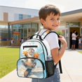 thumbnail image 3 of KUIFORTI Cute Animal Toddler Backpack Girls Kids School Bag with Side Pockets Adjustable Straps Breathable for Preschool Kindergarten Back to School Gifts, 3 of 7