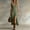 Army Green, variant on Women's Sleeveless Button Front Midi Dress with Side Slit