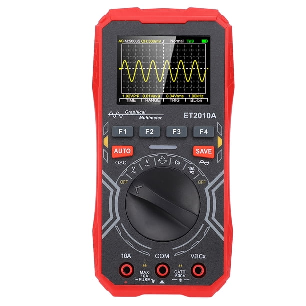 Mini Osciloscopio, Capacidad De Medición Profunda Osciloscopio Digital Portátil Compacto 2 En 1 Para Comunicación