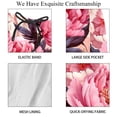 thumbnail image 4 of luoweisi Men's Beach Shorts Quick Dry Swim Trunks with Mesh Lining Peony L, 4 of 5