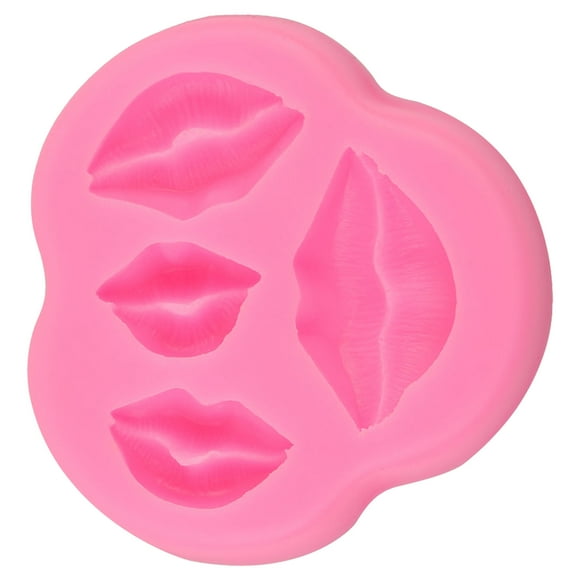 Molde para Hornear de silicona molde para pastel de dibujos animados hecho en casa forma de labios Jadeshay