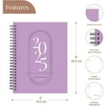 thumbnail image 3 of Rileys & Co 2025 - Annual Weekly & Monthly Aesthetic School Agenda Planner, Jan-Dec 2025 ( 8x6", Lilac ), 3 of 8