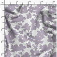 thumbnail image 2 of Soimoi Florals Printed, Polyester Fleece, Fabric by The Yard Sewing DIY Stretch Fabric 56 Inches Wide, WarmFabric for Hats, Coats, Gloves, Blankets, Lavender, 2 of 6